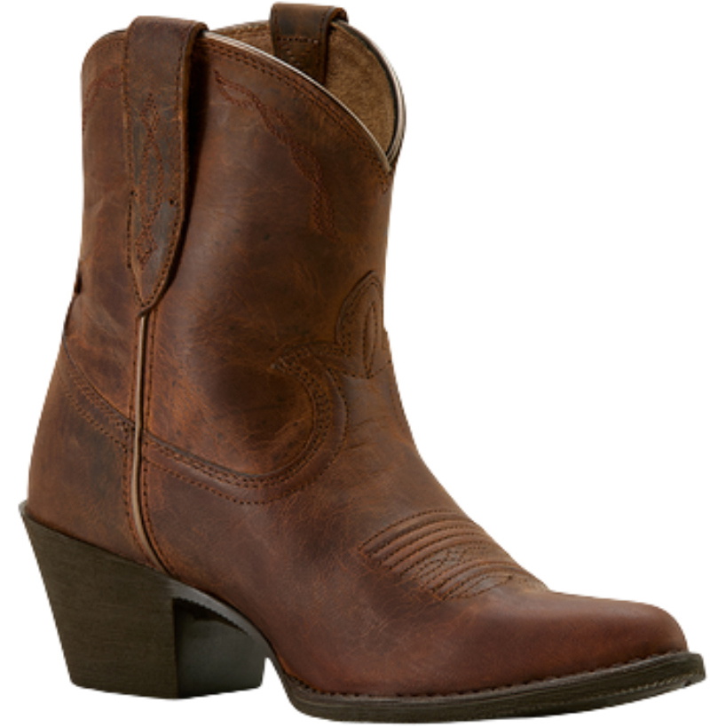 2025 Ariat Womens Maggie J Toe Western Boot 10061308 - Sassy Brown